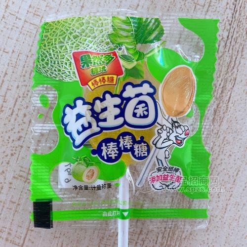 果凝多纸棒益生菌哈密瓜味棒棒糖计量称重招商